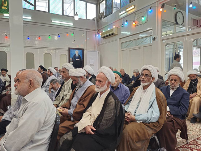 مراسم روضه هفتگی دفتر