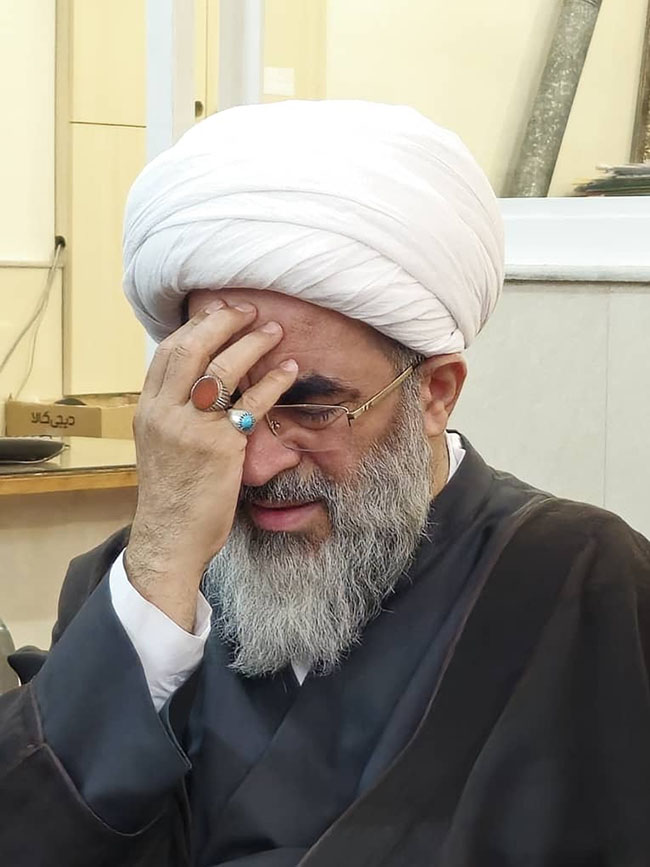 مراسم روضه هفتگی دفتر