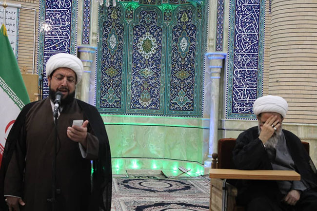 مراسم سوگواری سالروز تخریب قبور ائمه بقیع(ع) در جلسه درس