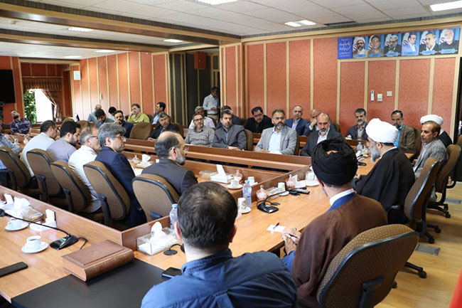 درس اخلاق در جمع مدیران و معاونین صدا و سیمای استان قم