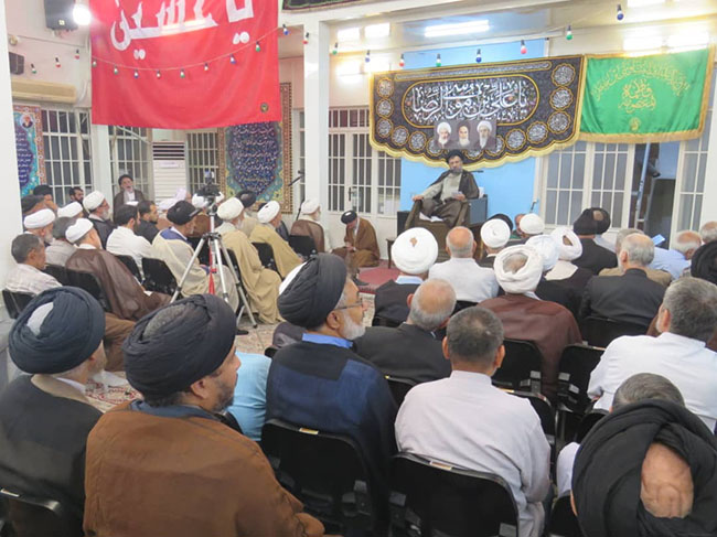 مراسم روضه هفتگی دفتر