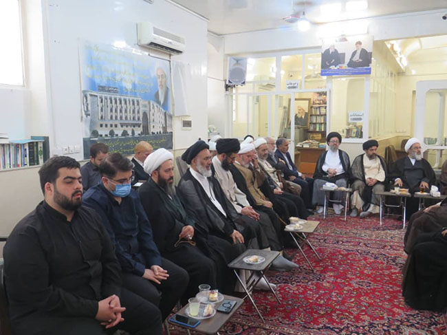 مراسم روضه هفتگی دفتر