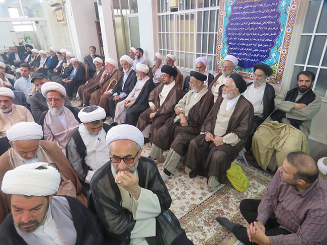 مراسم روضه هفتگی دفتر