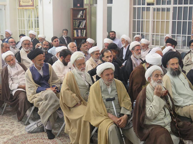 مراسم روضه هفتگی دفتر