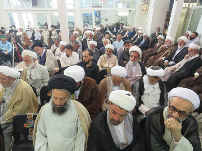 مراسم روضه هفتگی دفتر