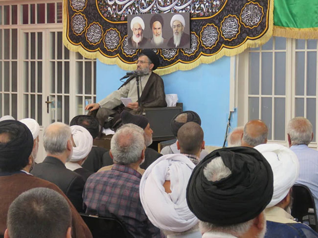 مراسم روضه هفتگی دفتر