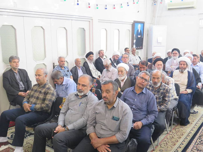 مراسم روضه هفتگی دفتر