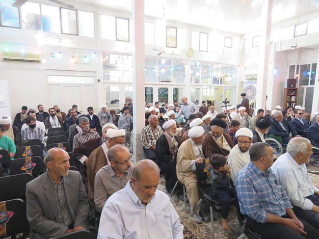 آئین عمامه‌گذاری در روز عید غدیر در دفتر آیت الله فاضل لنکرانی