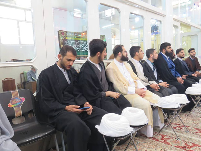 آئین عمامه‌گذاری در روز عید غدیر در دفتر آیت الله فاضل لنکرانی