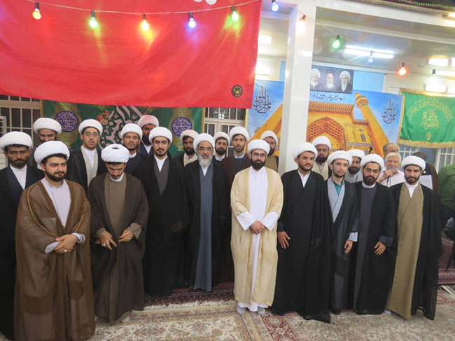 آئین عمامه‌گذاری در روز عید غدیر در دفتر آیت الله فاضل لنکرانی