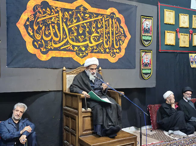 سخنرانی در مراسم عزاداری موسسه فرهنگی هنری بوی سیب حسینی