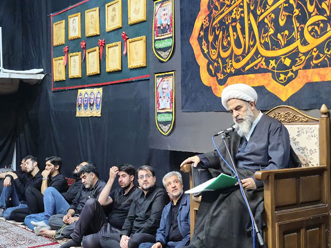 سخنرانی در مراسم عزاداری موسسه فرهنگی هنری بوی سیب حسینی