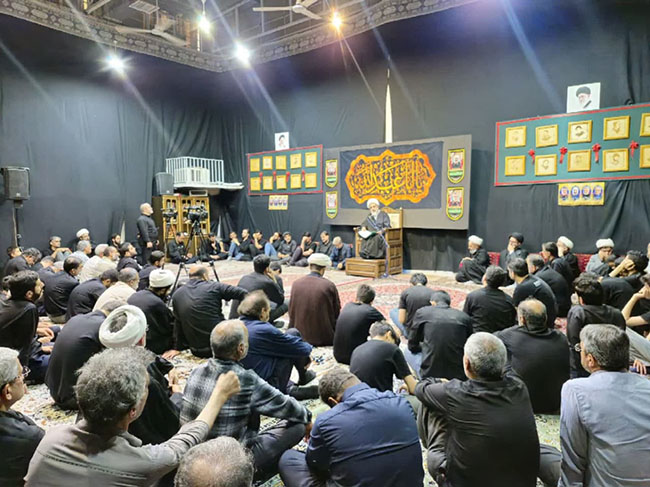 سخنرانی در مراسم عزاداری موسسه فرهنگی هنری بوی سیب حسینی