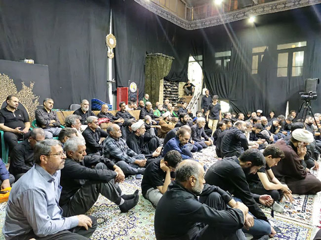 سخنرانی در مراسم عزاداری موسسه فرهنگی هنری بوی سیب حسینی