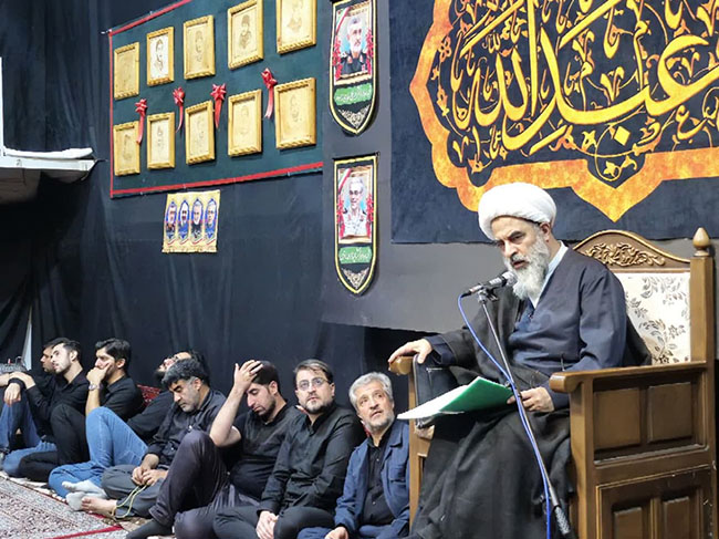 سخنرانی در مراسم عزاداری موسسه فرهنگی هنری بوی سیب حسینی