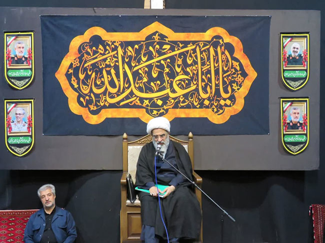 سخنرانی در مراسم عزاداری موسسه فرهنگی هنری بوی سیب حسینی