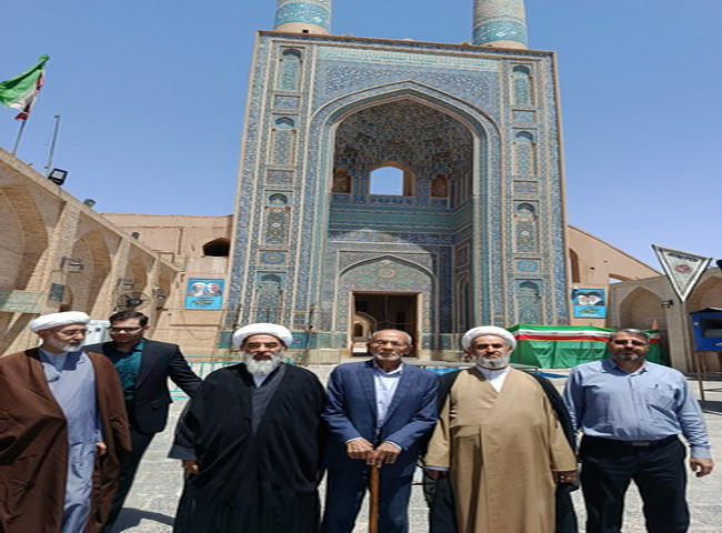 بازدید از مسجد جامع یزد