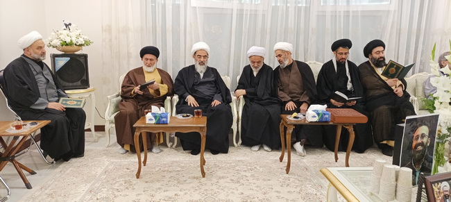 دیدار با خانواده شهید لاریجانی