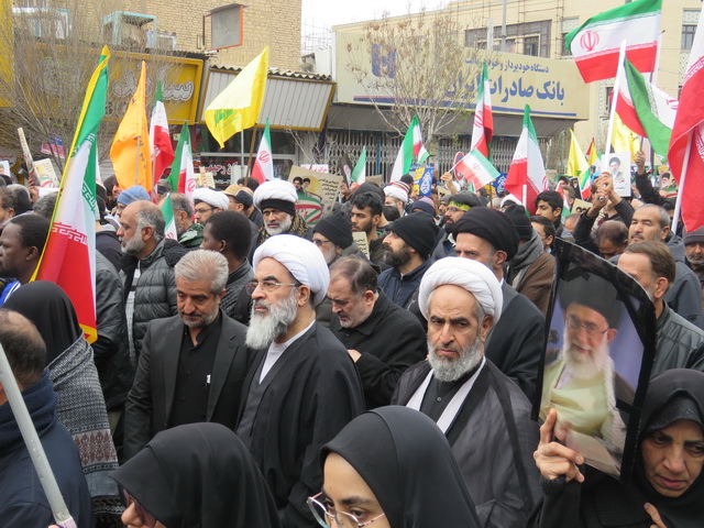  حضور در راهپیمایی روز قدس