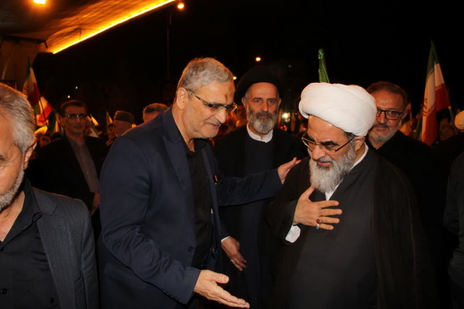 حضور در تجمع میدان جهاد و بلوار 15 خرداد قم