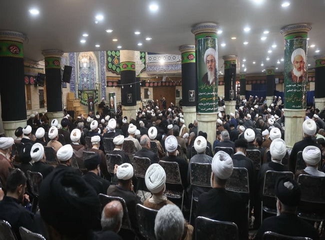 مراسم عزاداری سالروز شهادت حضرت امام حسن مجتبی(ع) و سالروز ارتحال حضرت آیت الله حاج شیخ عبدالله فاضل لنکرانی (ره)