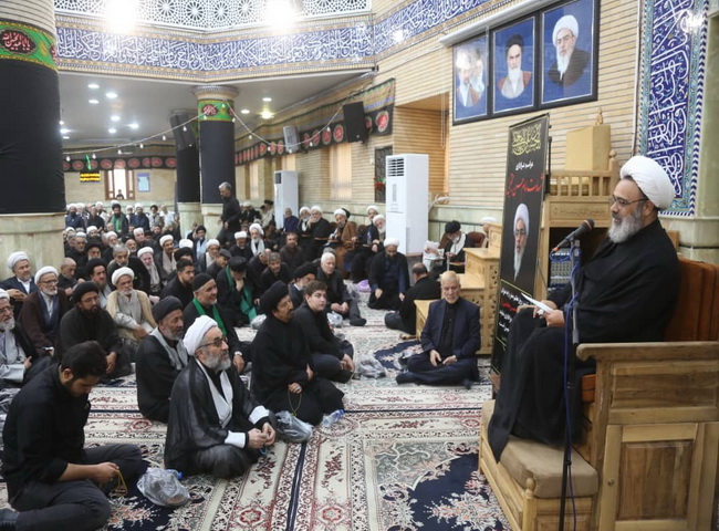مراسم عزاداری سالروز شهادت حضرت امام حسن مجتبی(ع) و سالروز ارتحال حضرت آیت الله حاج شیخ عبدالله فاضل لنکرانی (ره)