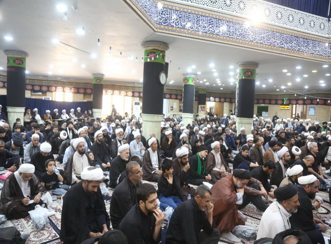 مراسم عزاداری سالروز شهادت حضرت امام حسن مجتبی(ع) و سالروز ارتحال حضرت آیت الله حاج شیخ عبدالله فاضل لنکرانی (ره)