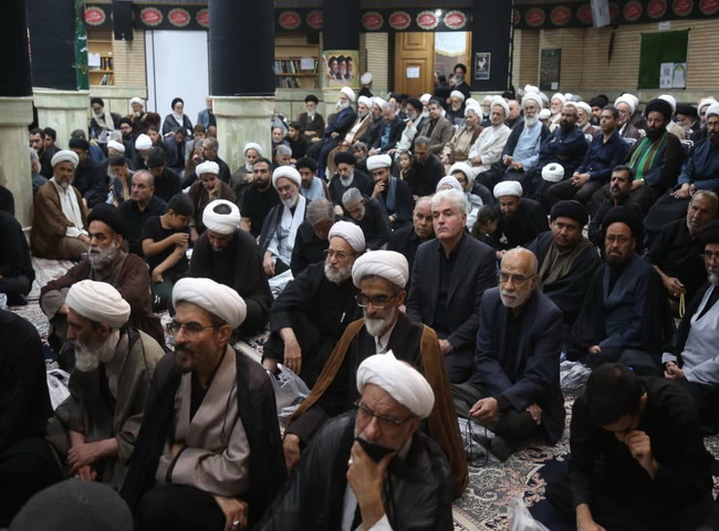 مراسم عزاداری سالروز شهادت حضرت امام حسن مجتبی(ع) و سالروز ارتحال حضرت آیت الله حاج شیخ عبدالله فاضل لنکرانی (ره)