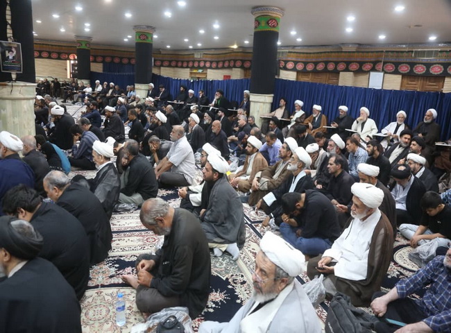 مراسم عزاداری سالروز شهادت حضرت امام حسن مجتبی(ع) و سالروز ارتحال حضرت آیت الله حاج شیخ عبدالله فاضل لنکرانی (ره)