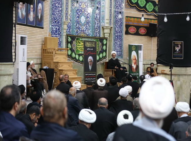 مراسم عزاداری سالروز شهادت حضرت امام حسن مجتبی(ع) و سالروز ارتحال حضرت آیت الله حاج شیخ عبدالله فاضل لنکرانی (ره)