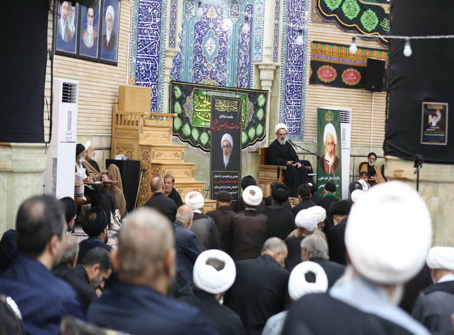 مراسم عزاداری سالروز شهادت حضرت امام حسن مجتبی(ع) و سالروز ارتحال حضرت آیت الله حاج شیخ عبدالله فاضل لنکرانی (ره)