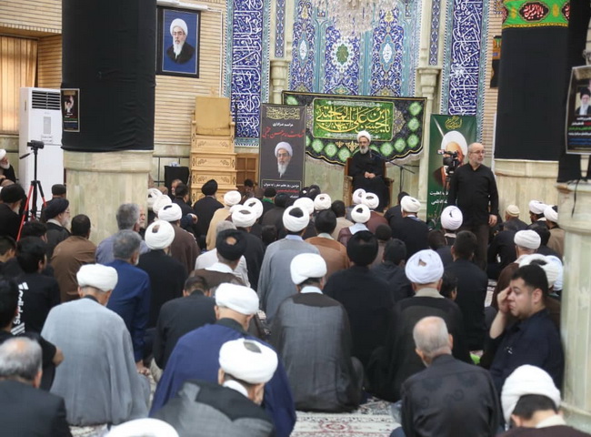 مراسم عزاداری سالروز شهادت حضرت امام حسن مجتبی(ع) و سالروز ارتحال حضرت آیت الله حاج شیخ عبدالله فاضل لنکرانی (ره)