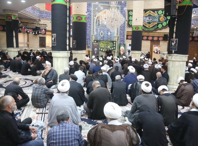 مراسم عزاداری سالروز شهادت حضرت امام حسن مجتبی(ع) و سالروز ارتحال حضرت آیت الله حاج شیخ عبدالله فاضل لنکرانی (ره)