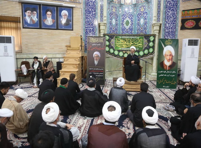 مراسم عزاداری سالروز شهادت حضرت امام حسن مجتبی(ع) و سالروز ارتحال حضرت آیت الله حاج شیخ عبدالله فاضل لنکرانی (ره)