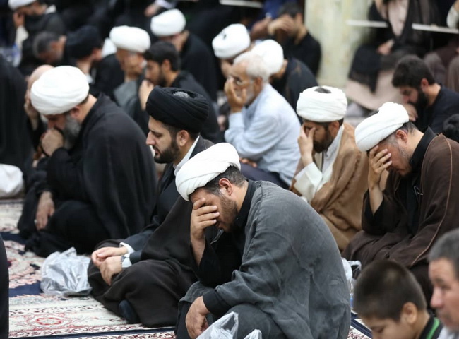 مراسم عزاداری سالروز شهادت حضرت امام حسن مجتبی(ع) و سالروز ارتحال حضرت آیت الله حاج شیخ عبدالله فاضل لنکرانی (ره)