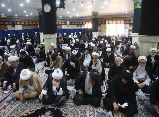 مراسم عزاداری سالروز شهادت حضرت امام حسن مجتبی(ع) و سالروز ارتحال حضرت آیت الله حاج شیخ عبدالله فاضل لنکرانی (ره)