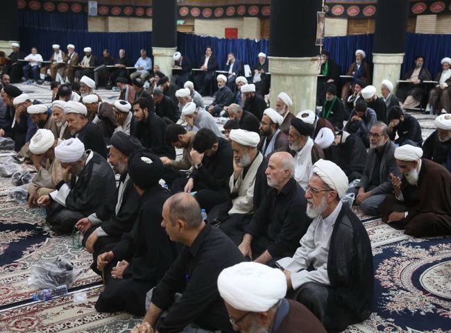 مراسم عزاداری سالروز شهادت حضرت امام حسن مجتبی(ع) و سالروز ارتحال حضرت آیت الله حاج شیخ عبدالله فاضل لنکرانی (ره)
