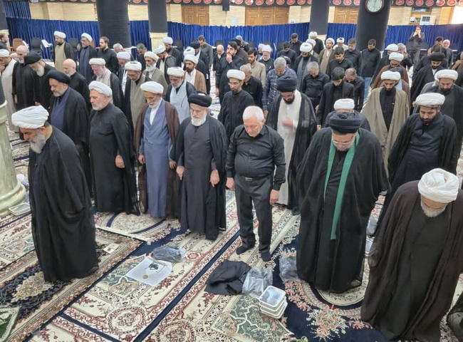 مراسم عزاداری سالروز شهادت حضرت امام حسن مجتبی(ع) و سالروز ارتحال حضرت آیت الله حاج شیخ عبدالله فاضل لنکرانی (ره)