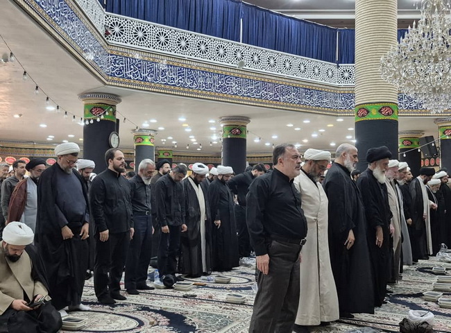 مراسم عزاداری سالروز شهادت حضرت امام حسن مجتبی(ع) و سالروز ارتحال حضرت آیت الله حاج شیخ عبدالله فاضل لنکرانی (ره)
