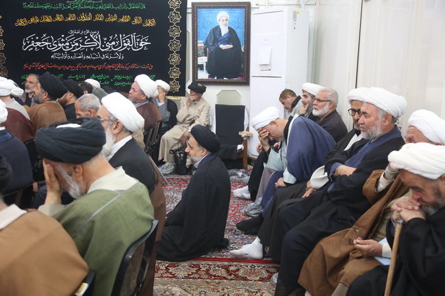 مراسم شهادت امام صادق(ع) در دفتر