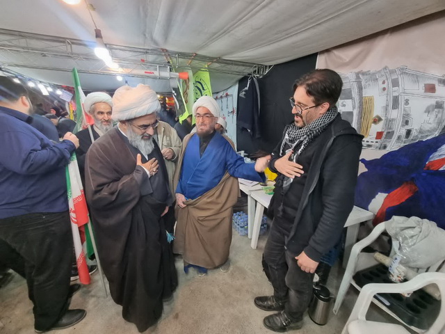 حضور در موکب هنر و رسانه بلوار صدوق و فردوسی قم