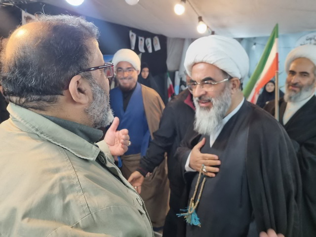 حضور در موکب هنر و رسانه بلوار صدوق و فردوسی قم