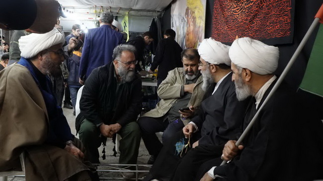 حضور در موکب هنر و رسانه بلوار صدوق و فردوسی قم