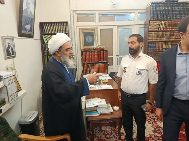 دیدار مسئولین اورژانس استان قم