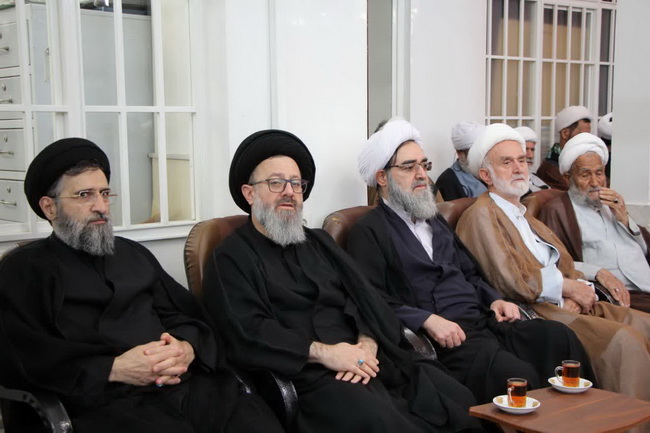 آئین سوگواری سالروز شهادت حضرت امام جواد(ع) در حسینیه دفتر آیت الله فاضل لنکرانی
