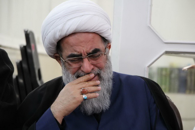 آئین سوگواری سالروز شهادت حضرت امام جواد(ع) در حسینیه دفتر آیت الله فاضل لنکرانی