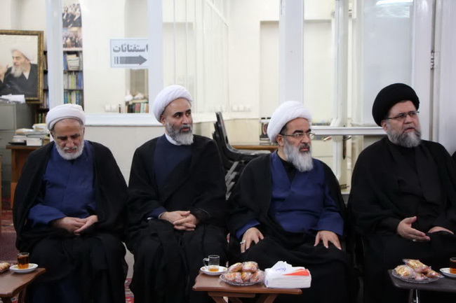 آئین سوگواری سالروز شهادت حضرت امام جواد(ع) در حسینیه دفتر آیت الله فاضل لنکرانی