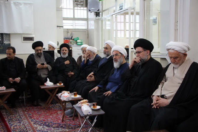 آئین سوگواری سالروز شهادت حضرت امام جواد(ع) در حسینیه دفتر آیت الله فاضل لنکرانی
