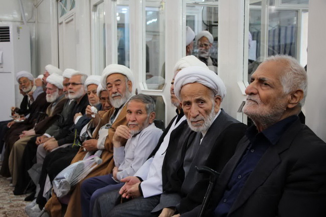 آئین سوگواری سالروز شهادت حضرت امام جواد(ع) در حسینیه دفتر آیت الله فاضل لنکرانی