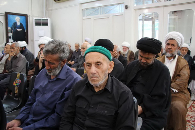 آئین سوگواری سالروز شهادت حضرت امام جواد(ع) در حسینیه دفتر آیت الله فاضل لنکرانی
